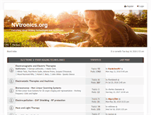 Tablet Screenshot of nvtronics.org